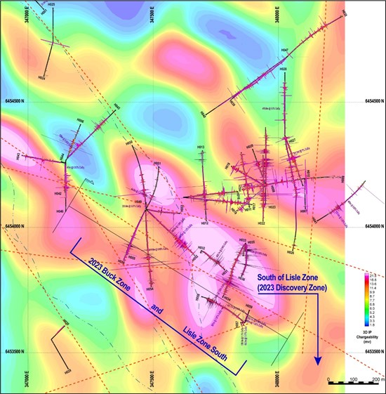Cannot view this image? Visit: https://platoaistream.com/wp-content/uploads/2023/10/doubleview-announces-south-lisle-zone-drill-holes-extend-the-main-lisle-deposit-for-120-meters-1.jpg