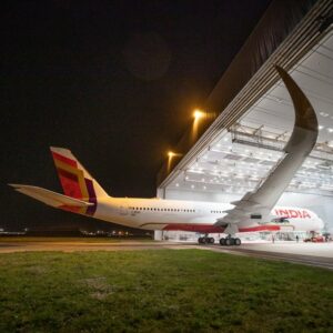 First look of the Airbus A350-900 for Air India in the new livery