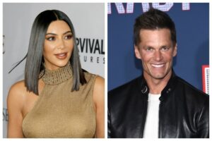 “调情”金·卡戴珊 (Kim Kardashian) 和汤姆·布雷迪 (Tom Brady) 在赌场活动中投入 4 万美元
