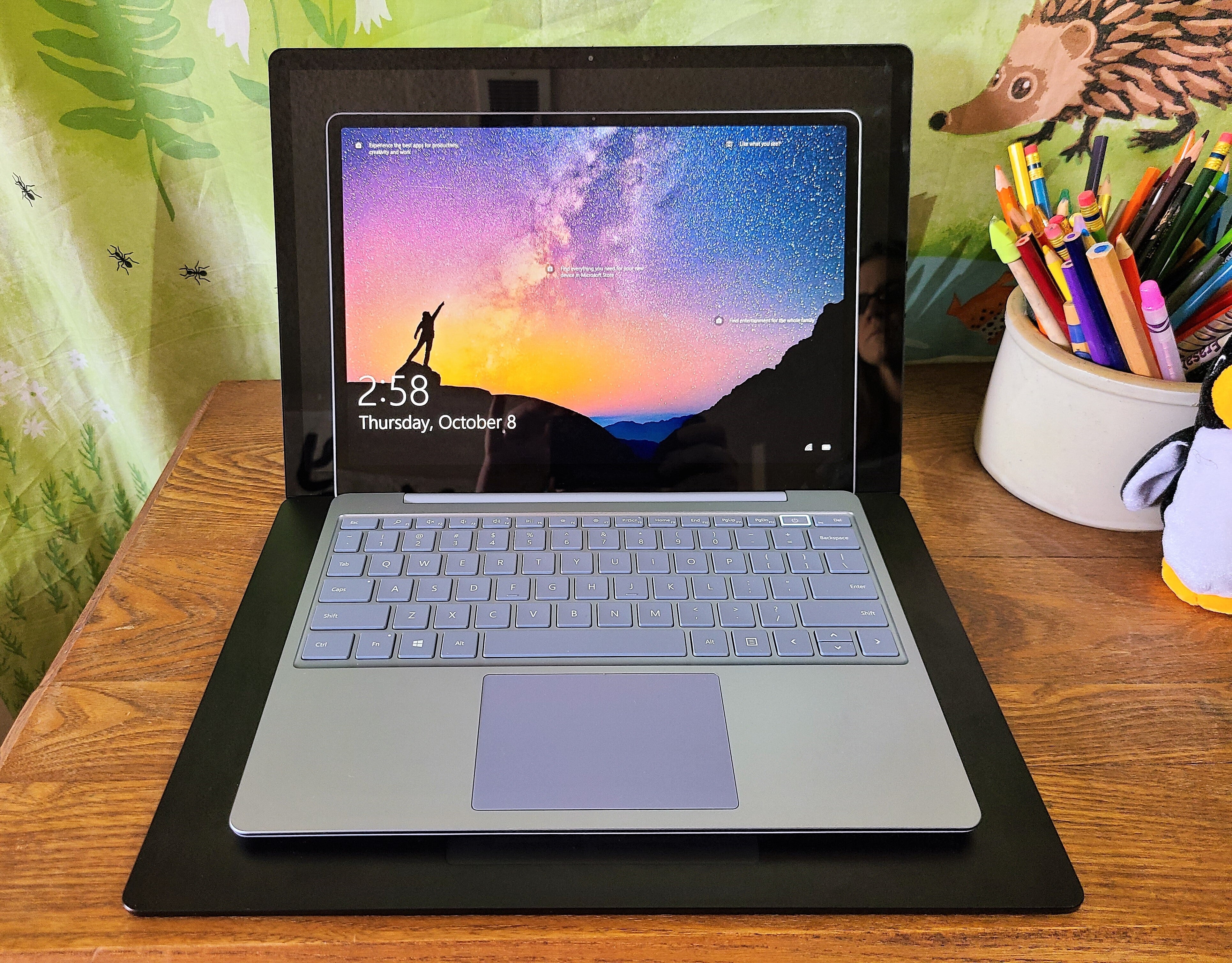 Surface Laptop Go on 15-inch surface Laptop