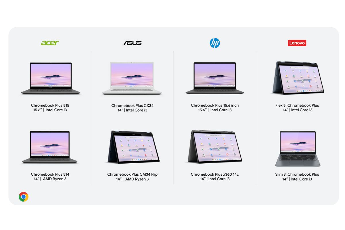 Chromebook Plus laptops