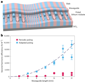 Høj optisk ikke-lineær effektivitet opnået ved at kompensere for inhomogenitet i nanoskala - Nature Nanotechnology