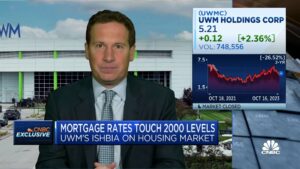 سوق الإسكان يخلق "وقتًا جيدًا للشراء" على الرغم من ارتفاع أسعار الفائدة، كما يقول الرئيس التنفيذي لشركة UWM مات إيشبيا