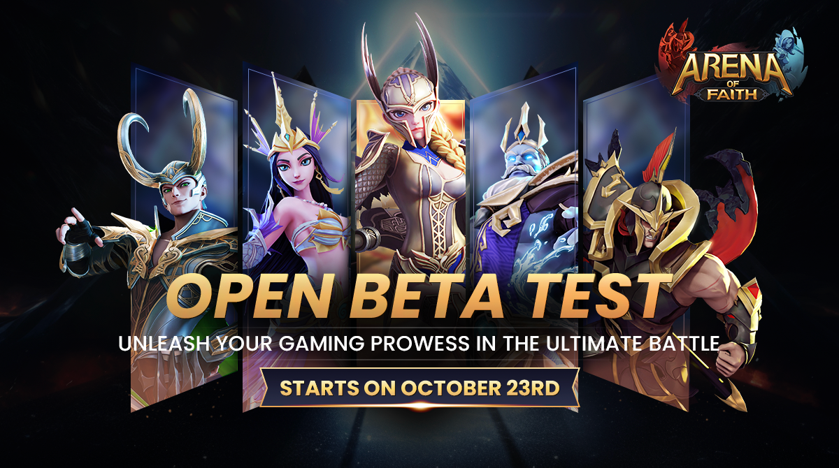 Arena of Faith Open Beta Starts on October 23rd: Unleash Your Gaming Prowess in the Ultimate Battle