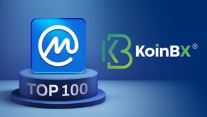 India juhtiv krüptobörs KoinBX pääseb CoinMarketCapi 100 parima edetabelisse
