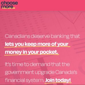 Tham gia cùng những người ủng hộ ngân hàng mở để yêu cầu Canada giải quyết tình trạng trì trệ tài chính