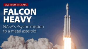 Live verslaggeving: SpaceX Falcon Heavy lanceert NASA's Psyche-missie naar een metalen asteroïde