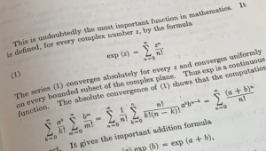 ספר מתמטיקה נעשה אמיתי עם מורכבות
