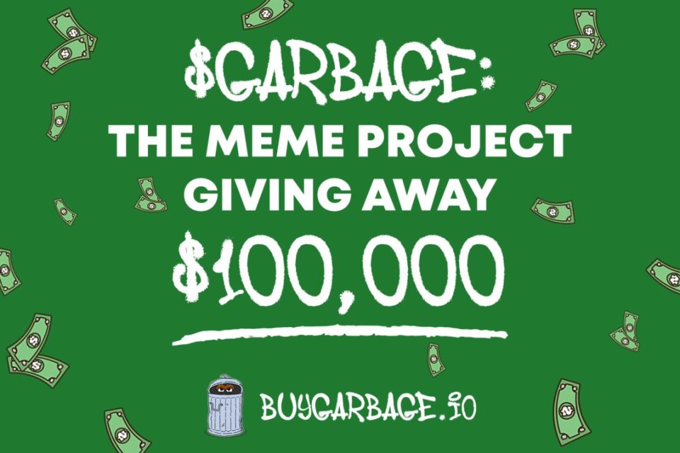 Το Memecoin Project $Garbage στοχεύει να ξεκινήσει ένα Giveaway 100,000 $ - TechStartups