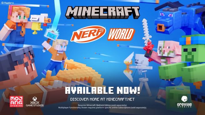 Minecraft gains Nerf World DLC