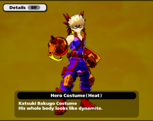 My Hero Ultra Rumble-vrije Bakugou-skin