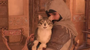 Nein, das ist nicht deine Einbildung – Assassin's Creed Mirage enthält eine Katze mit dem Assassinen-Emblem auf der Nase