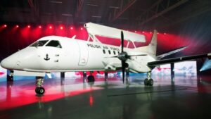 Poland presented with first Saab 340 AEW&C aircraft