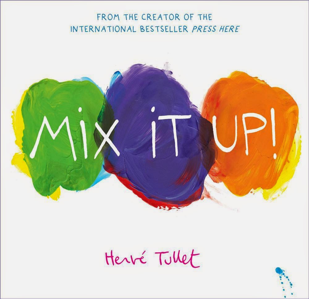 Cover of the kids book "Mix it up" authored by Hervé Tullet. 
