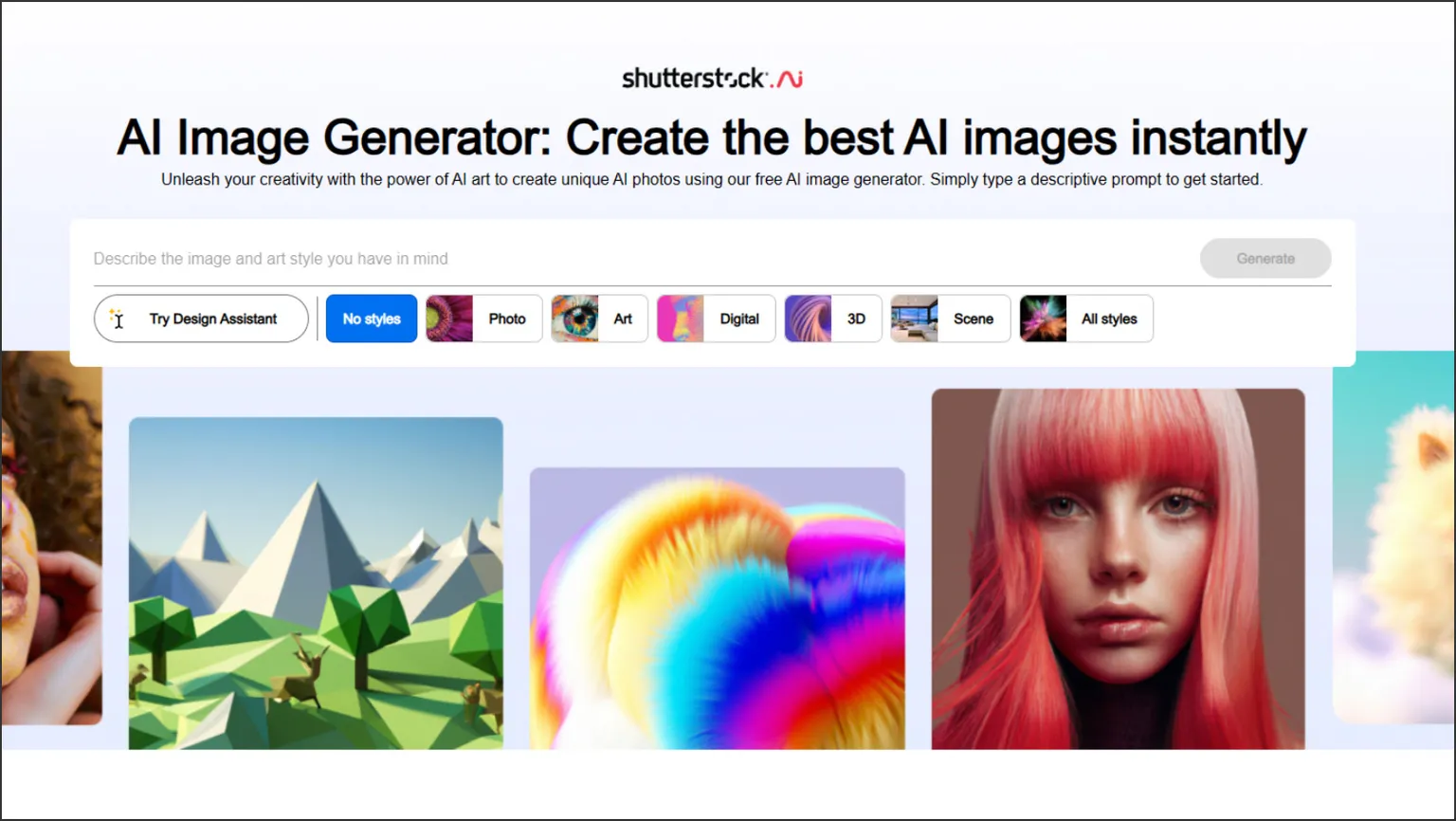 Shutterstock AI Image Generator