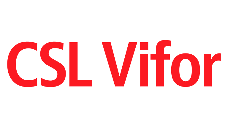"CSL Vifor" written in red color. 