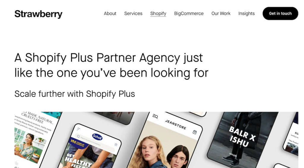Partener Strawbery Shopify Plus