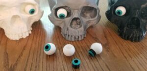 Two Part Halloween Eyeball #3DThursday #3DPrinting