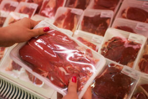 Köttkonsumtionen i Storbritannien var rekordlåg 2022