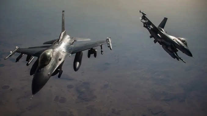 F-16s strike Syria