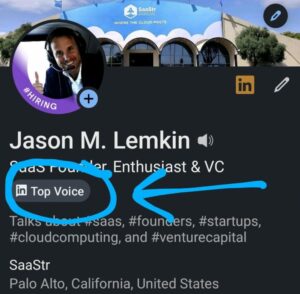 Smo najboljši glas na LinkedInu! | SaaStr