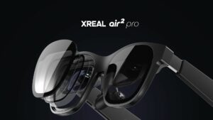 XREAL Air 2 Pro забезпечує регульоване затемнення медіа-окулярів