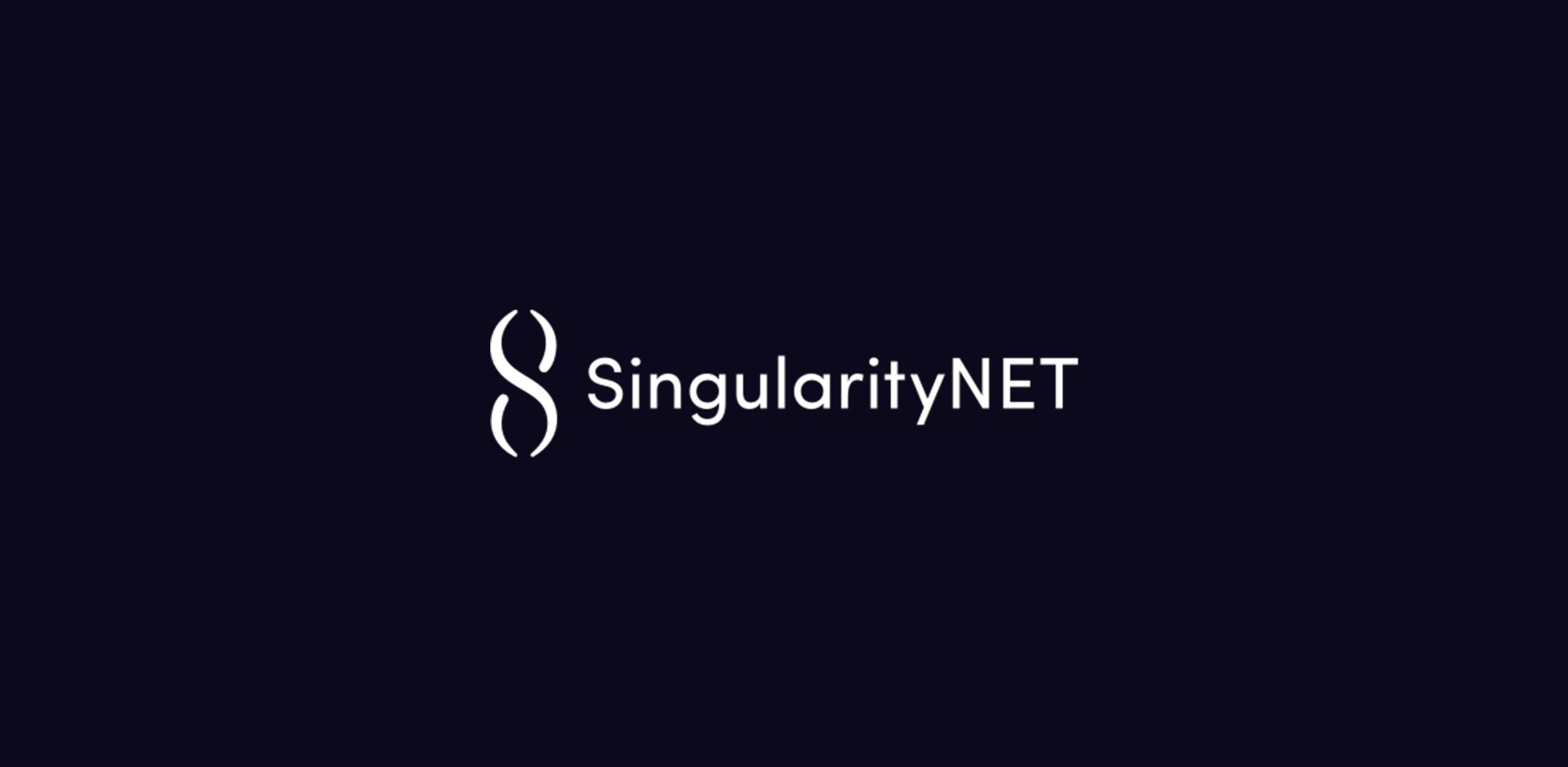 לוגו מטבע קריפטו של singularityNET AI