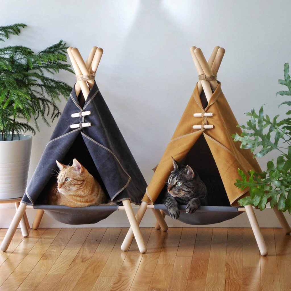 DIY cat tent