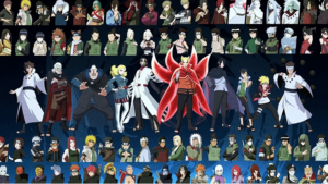 Alla Naruto x Boruto Ultimate Ninja Storm Connections-karaktärer