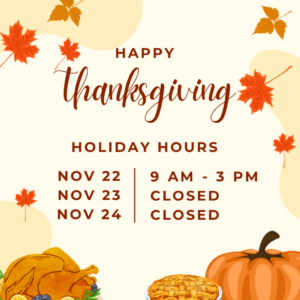AMI’s Thanksgiving Holiday Hours // CLOSED - Aerospace Manufacturing
