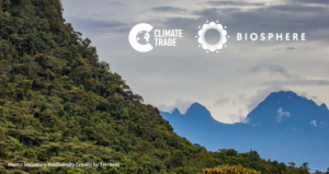 Biosphere と ClimateTrade が協力して企業の持続可能性を推進