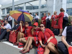 A Brussels Airlines légiutas-kísérő személyzetének december 1. és 3. között tervezett sztrájkja átmenetileg elmaradt