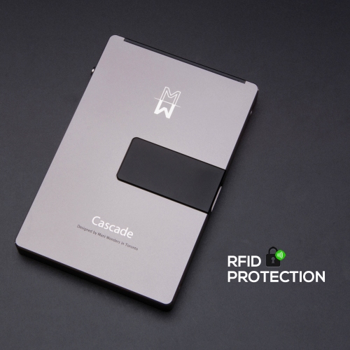 600346192157 Silver RFID-säkerhet - Kampanj: Cascade Pro Trackable Performance Wallet
