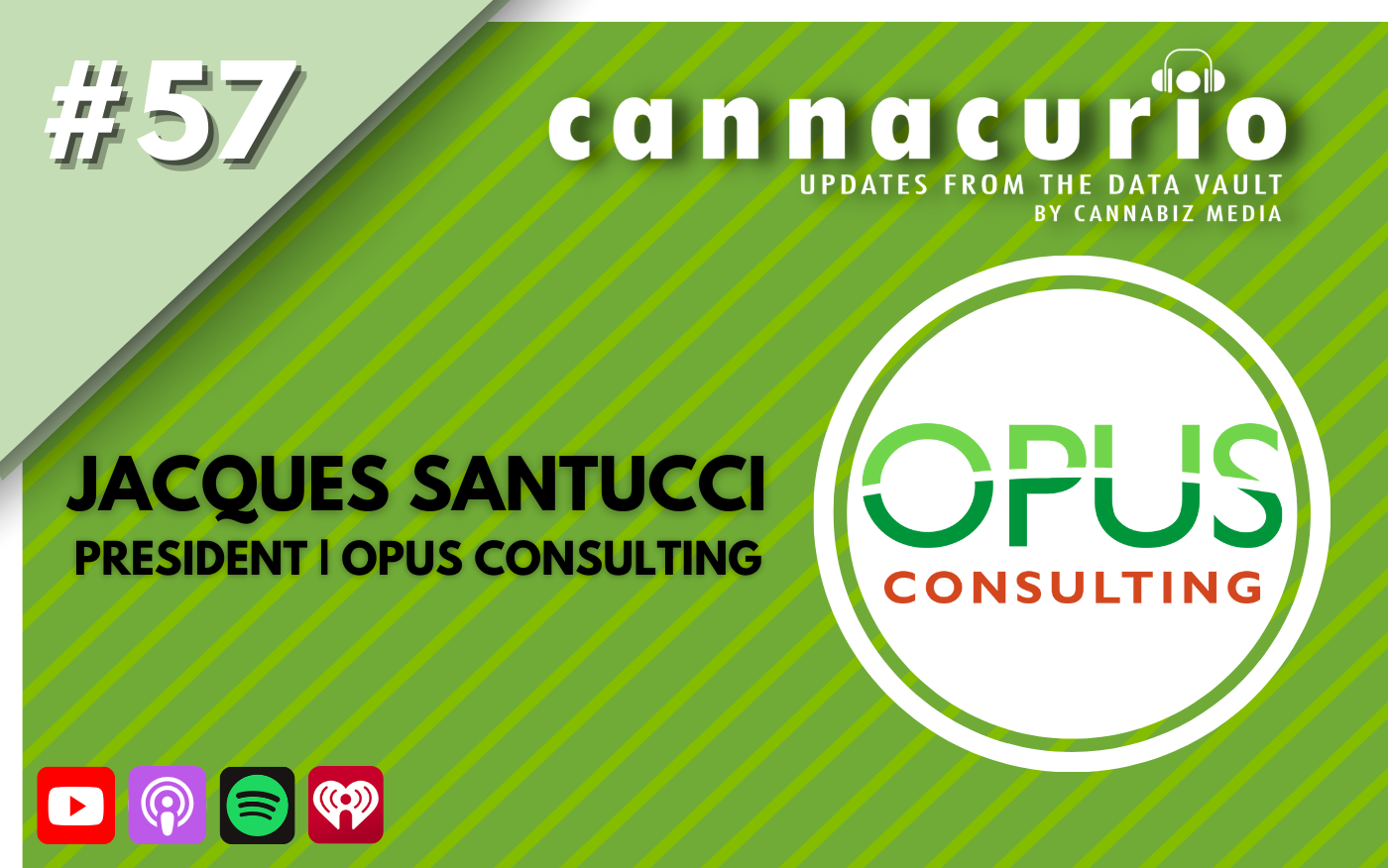 ओपस कंसल्टिंग के जैक्स सैंटुची के साथ कैनाक्यूरियो पॉडकास्ट एपिसोड 57 | कैनबिज़ मीडिया
