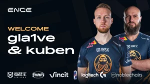 Ence Adds Gla1ve and Kuben to its CS2 Roster