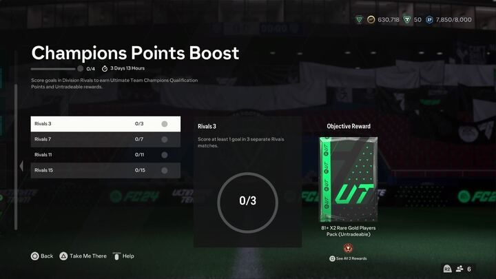 Champions Points Boost