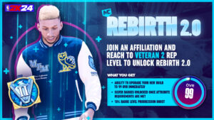 כיצד לפתוח את Rebirth 2.0 ב-NBA 2K24 עונה 2