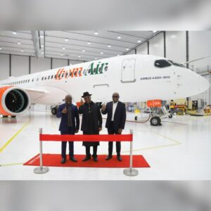 Ibom Air tar leverans av sin helt nya Airbus A220-300