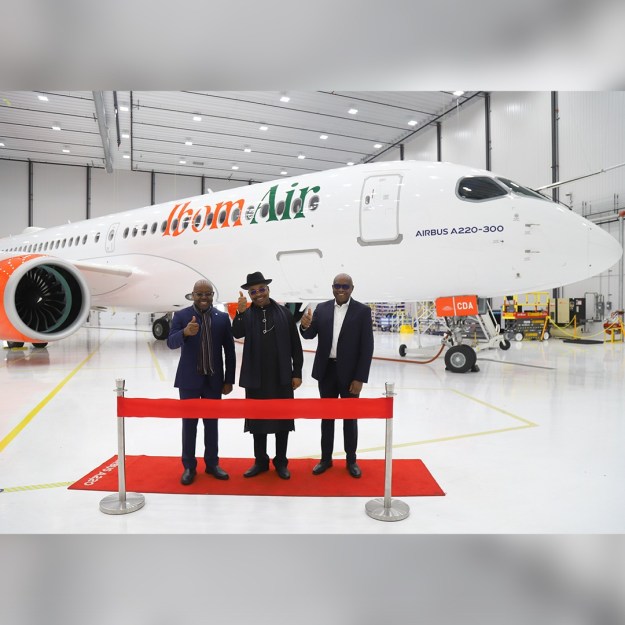 Ibom Air recebe seu novíssimo Airbus A220-300