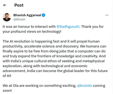 Krutrim Indian AI Chat App