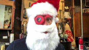 Make a Cyberpunk Santa Eye