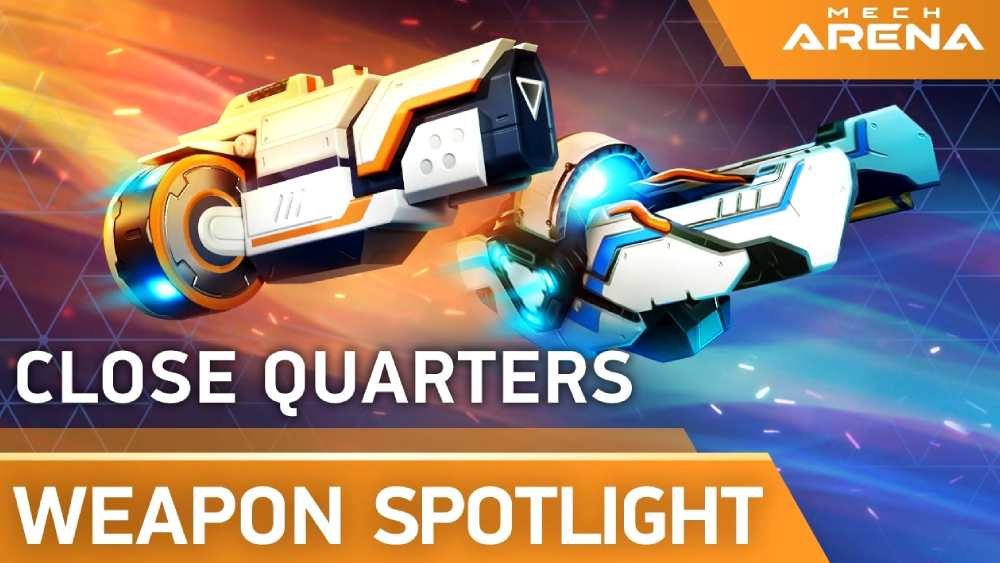 Close Quarter Weapons in Mech Arena