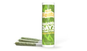 Spinach FEELZ™ Higher Dayz THC+CBC로 하루를 즐겨보세요.