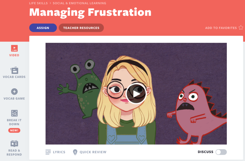 Video lezione sulla gestione della frustrazione