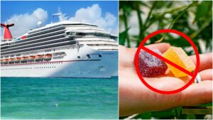 Mujer de Texas recibe prohibición de por vida por llevar gomitas para dormir con CBD en Carnival Cruise Line