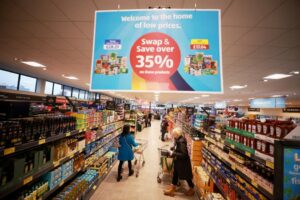 Ühendkuningriigi toidukaupade inflatsioon ühekohalise numbriga sel aastal esimest korda -Kantar | Forexlive