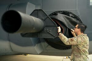 De Amerikaanse luchtmacht mag het 105 mm kanon van het AC-130 kanon verwijderen