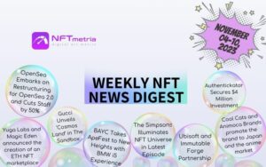Digest settimanale delle notizie NFT: 4-10 novembre 2023
