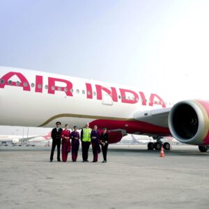 Air India welcomes its first Airbus A350-900, which is also the first one in India