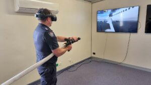 Airservices wins award for VR aviation firefighting training